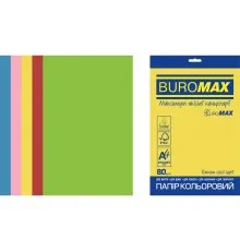 Папір Buromax А4, 80g, INTENSIVE, 5colors, 20sh, EUROMAX (BM.2721320E-99)