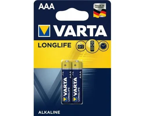 Батарейка Varta AAA Varta Longlife LR03 * 2 (04103101412)