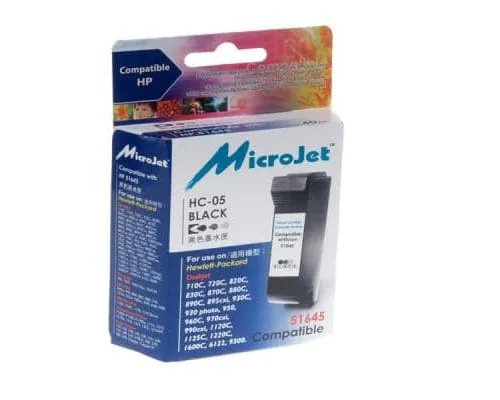 Картридж Microjet для HP №45 Black 850C/1100C/1600C (HC-05)