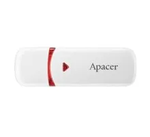 USB флеш накопичувач Apacer 64GB AH333 white USB 2.0 (AP64GAH333W-1)