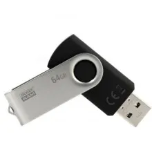 USB флеш накопичувач Goodram 64GB Twister Black USB 2.0 (UTS2-0640K0R11)
