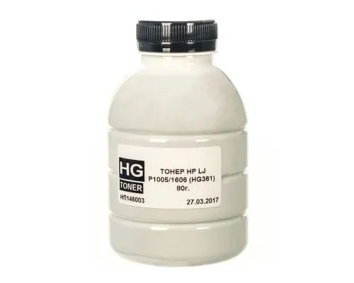 Тонер HP LJ P1005/1606, 80 г HG (HG361-080)