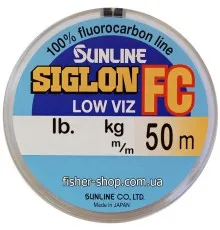 Флюорокарбон Sunline SIG-FC 50м 0.630мм 22.5кг поводковый (1658.01.50)