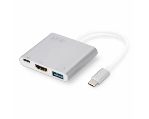 Перехідник Type-C to HDMI/USB 3.0/Type-C Digitus (DA-70838-1)