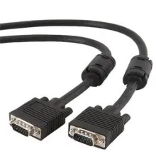 Кабель мультимедийный VGA 1.8m HD15M Pro black REAL-EL (EL123500043)