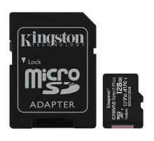 Карта памяти Kingston 128GB micSDXC class 10 A1 Canvas Select Plus (SDCS2/128GB)