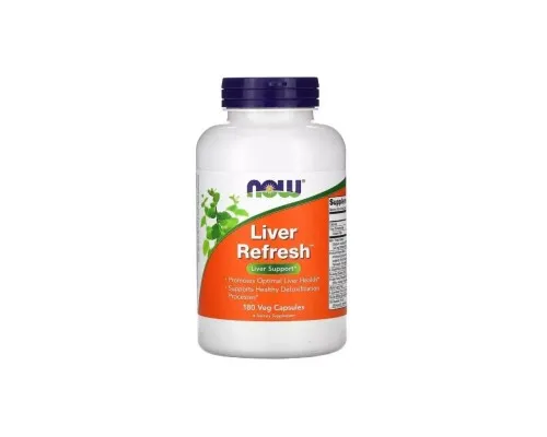 Витаминно-минеральный комплекс Now Foods Витамины для обновления печени Liver Refresh,  180 Вегетари (NOW-02449)