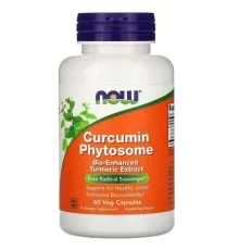 Травы Now Foods Фитосома куркумина, Curcumin Phytosome, 60 растительных кап (NOW-04642)