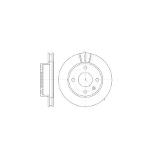 Гальмівний диск REMSA 6097.10