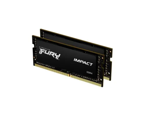 Модуль памяти для ноутбука SoDIMM DDR4 32GB (2x16GB) 2666 MHz FURY Impact Kingston Fury (ex.HyperX) (KF426S16IBK2/32)