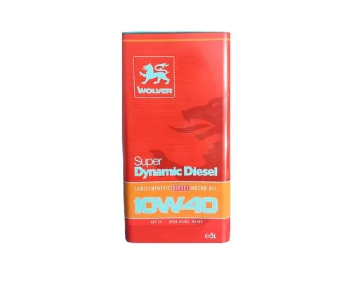 Моторна олива Wolver Super Dinamic Diesel 10W-40 5л (4260360944123)