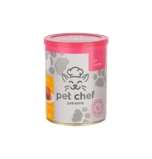 Паштет для котів Pet Chef з куркою для кошенят 360 г (4820255190389)
