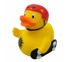 Іграшка для ванної Funny Ducks Качка Скейтбордер (L1943)