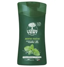 Гель для душу L'Arbre Vert для чоловіків з екстрактом свіжої м'яти 250 мл (3450601032233)