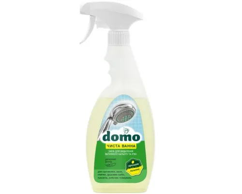 Спрей для чистки ванн Domo для удаления известкового налета и ржавчины Лимон 500 мл (XD 12127)