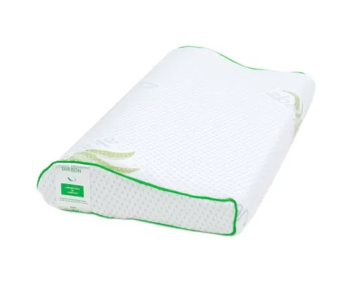 Подушка MirSon ортопедична 6122 Green nature Dorotea Kiddy 50х29х5/8 (2200003262766)