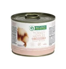 Консервы для собак Nature's Protection Adult Small Breeds Turkey&Apples 200 г (KIK24520)