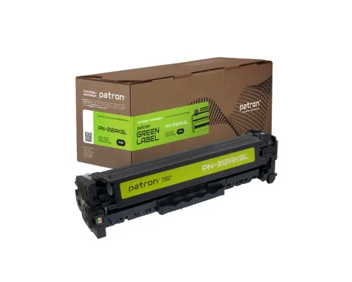 Картридж Patron HP 312A (CF380A) Green Label, black (PN-312AKGL)