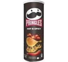 Чіпси Pringles Hot&Spicy Гострі 165 г (5053990101542)