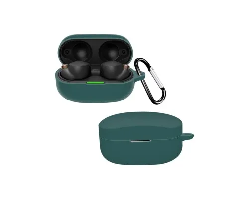 Чохол для навушників BeCover Silicon для Sony WF-1000XM4 Deep Green (707191)