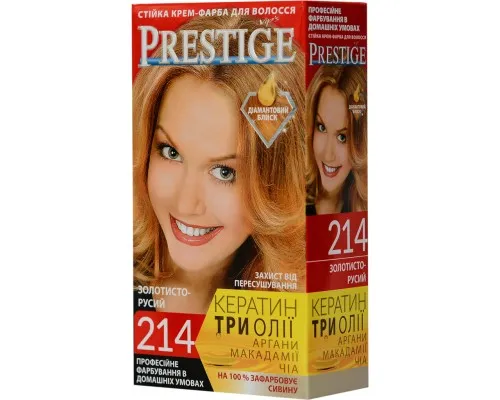 Краска для волос Vips Prestige 214 - Золотисто-русый 115 мл (3800010504171)