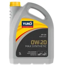 Моторное масло Yuko MAX SYNTHETIC 0W-20 5л (4823110400920)