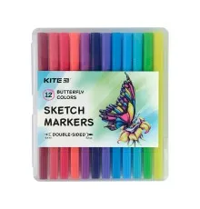 Художественный маркер Kite Скетч маркеры Butterfly, 12 цветов (K22-044-2)