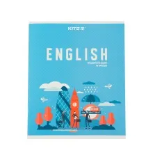Тетрадь Kite предметная Urban 48 листов, линия, английский язык (K23-240-26)