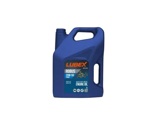 Моторное масло LUBEX ROBUS TURBO 20w50 7л (019-0782-0307)