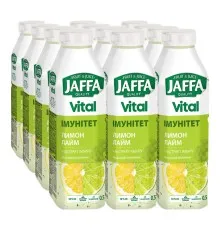 Напій Jaffa соковмісний Vital Immunity Лимон і лайм з екстрактом імбиру 500 мл (4820192260480)