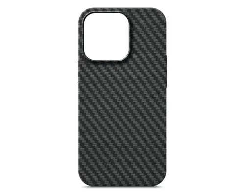 Чехол для мобильного телефона Armorstandart LikeCarbon MagCase Apple iPhone 15 Pro Black (ARM69290)