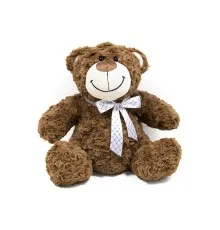 Мягкая игрушка Grand Медведь коричневый, с бантом 27 см (2502GMT)