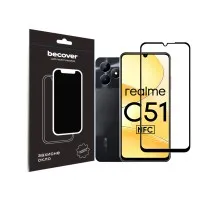 Скло захисне BeCover Realme C51 Black (710301)