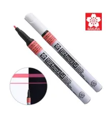 Маркер Sakura Pen-Touch Червоний, флуоресцентний, тонкий (FINE) 1мм (084511322721)