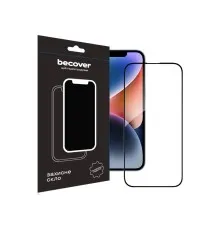 Скло захисне BeCover Apple iPhone 15 Pro Max Black (710594)