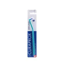 Зубна щітка Curaprox CS 1009 Single & Sulcular 9 мм Монопучкова Бірюзова (CS 1009-05)