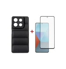 Чохол до мобільного телефона Dengos Kit for Xiaomi Redmi Note 13 5G case + glass (Black) (DG-KM-58)