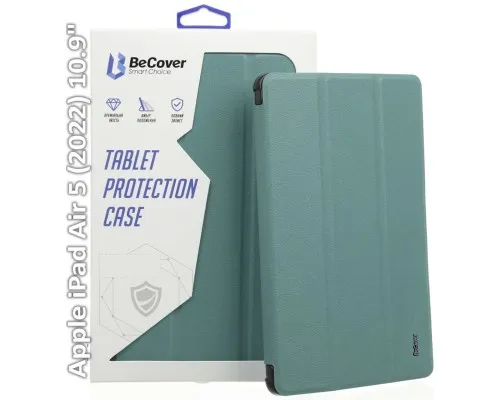 Чехол для планшета BeCover Tri Fold Hard Apple iPad Air (4/5) 2020/2022 10.9" Dark Green (709662) (709662)