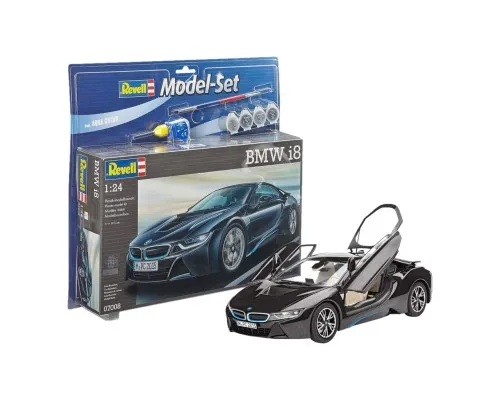 Збірна модель Revell Набір автомобіль BMW i8 рівень 4 масштаб 1:24 (RVL-67008)