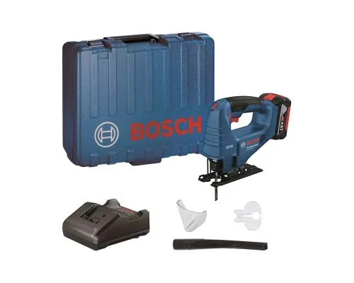 Електролобзик Bosch GST 183-LI безщітковий, 18V, 1х4Ah, 0-3300об/хв, хід 20мм, кейс (0.601.5B7.022)