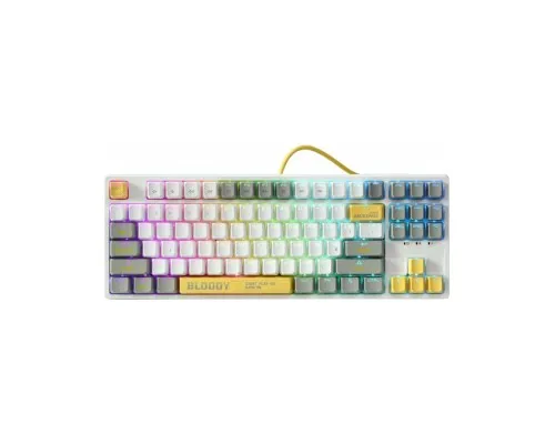 Клавіатура A4Tech Bloody S87 RGB BLMS TKL USB Energy White (4711421993708)