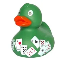 Іграшка для ванної Funny Ducks Качка Покер (1318)