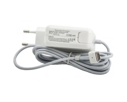 Блок живлення до ноутбуку PowerPlant APPLE 220V, 14.5V 45W 3.1A (Magnet tip) (AP45PMAG)