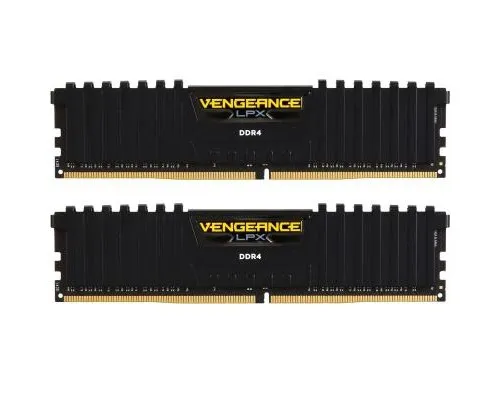 Модуль памяти для компьютера DDR4 16GB (2x8GB) 3200 MHz Vengeance LPX Black Corsair (CMK16GX4M2B3200C16)