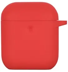 Чохол для навушників 2E для Apple AirPods Pure Color Silicone 3.0 мм Red (2E-AIR-PODS-IBPCS-3-RD)