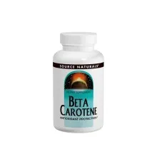 Вітамін Source Naturals Бета Каротин (Вітамін А) 25000IU, 100 желатинових капсул (SN0403)