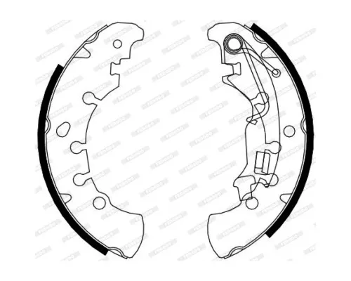 Тормозные колодки FERODO FSB4076