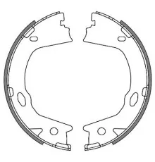 Гальмівні колодки REMSA 4657.00