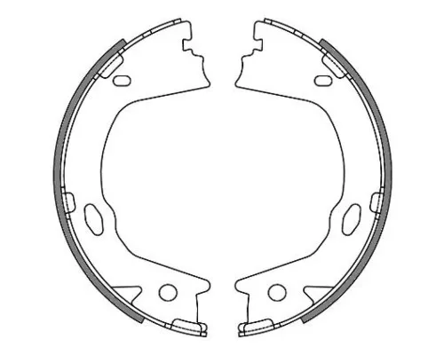 Гальмівні колодки REMSA 4657.00