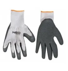 Захисні рукавички Neo Tools х/б з латекс.р.8 (97-601)